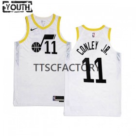 Utah Jazz Mike Conley 11 Nike 2022-23 Association Edition Valkoinen Lasten Pelipaidat Swingman